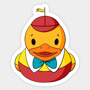 Tweedledee Rubber Duck Sticker